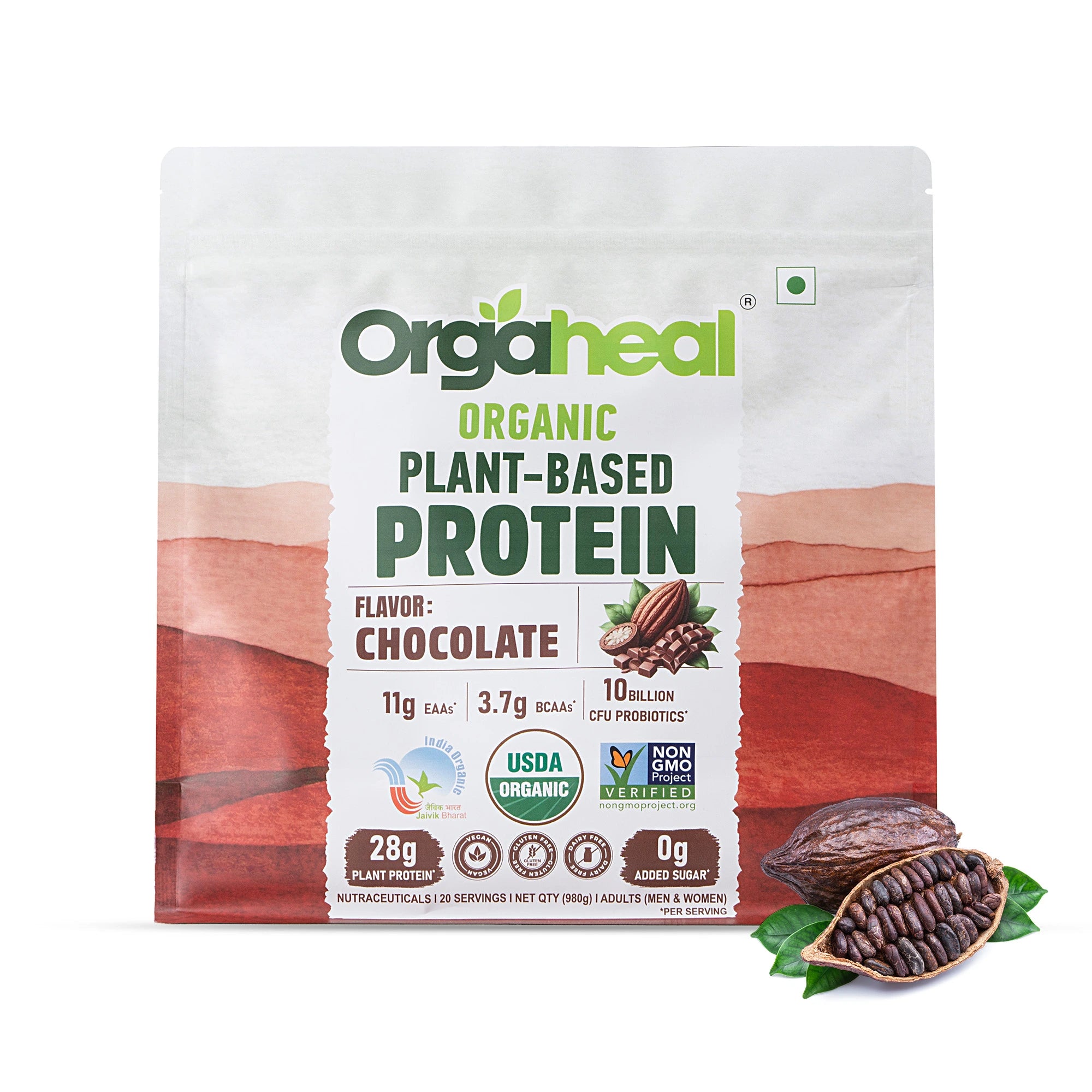 Organic Plant-Based Protein Chocolate