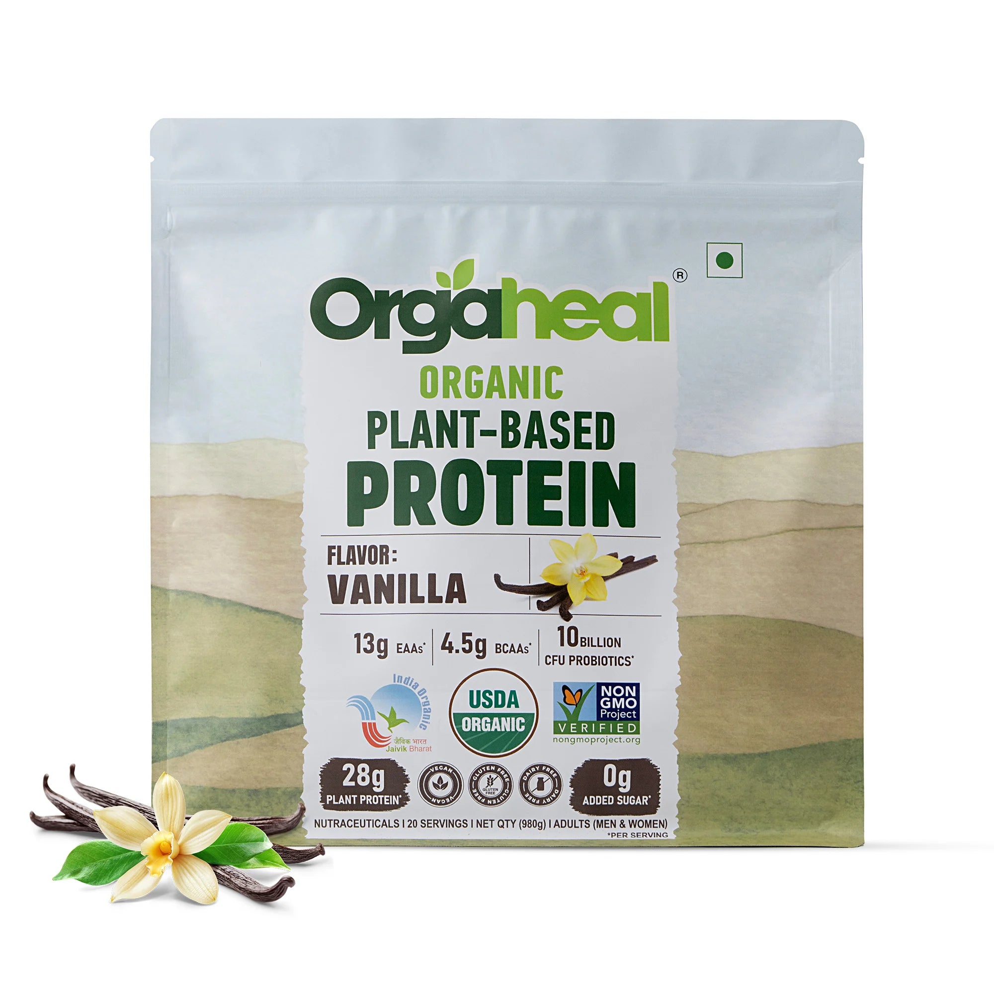 Organic Plant-Based Protein Vanilla
