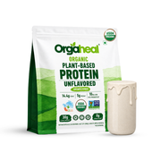 Orgaheal Organic Unflavored Plant-Based Protein Powder Pouch