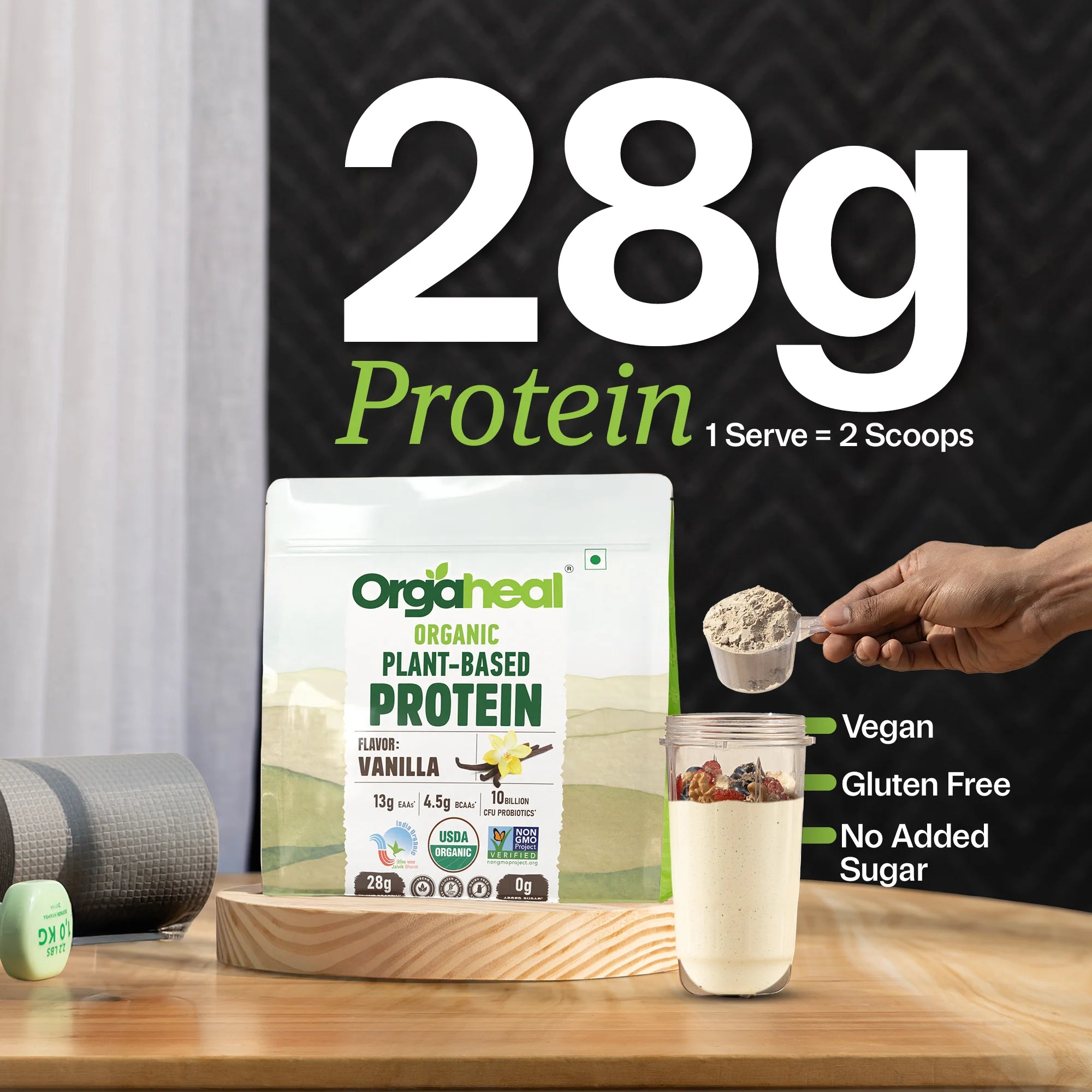 Organic Plant-Based Protein Vanilla