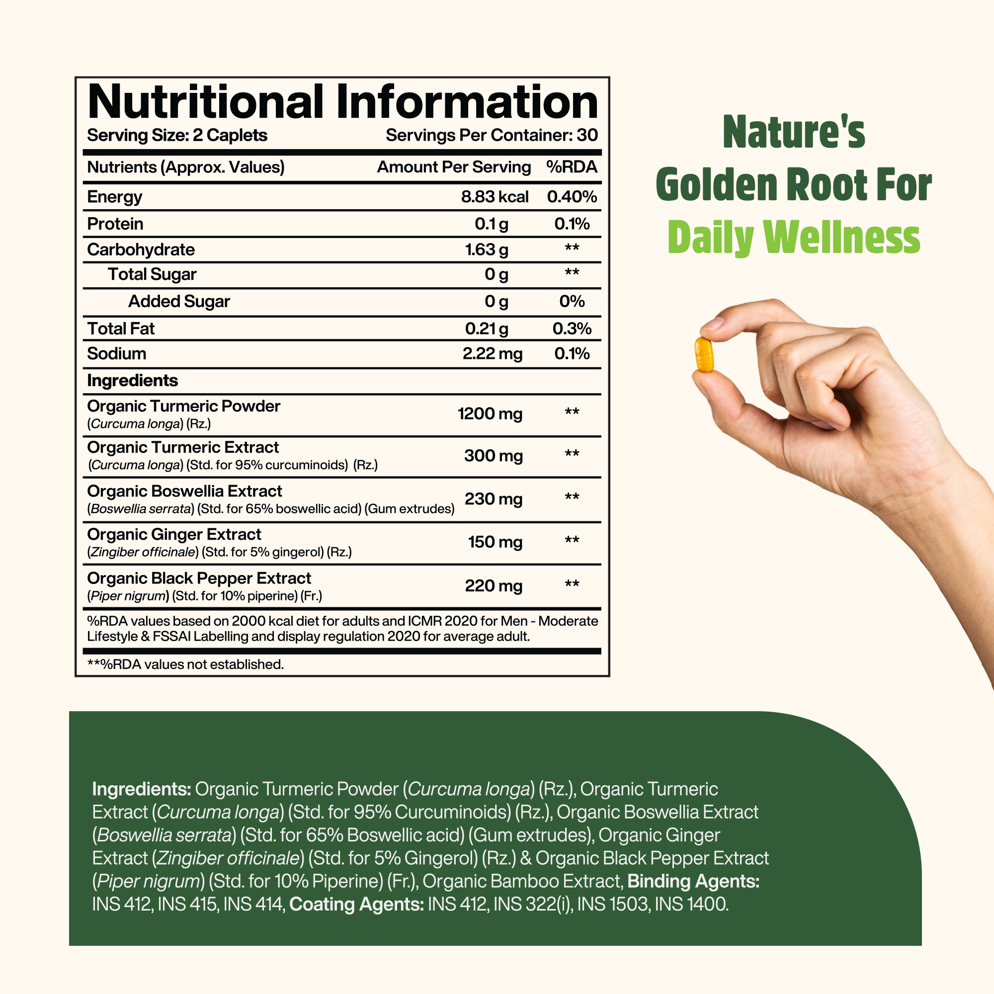 Organic Turmeric Curcumin