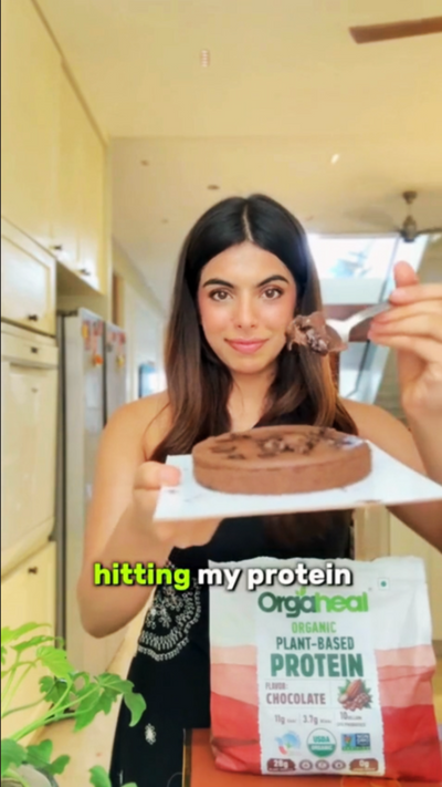Organic Plant-Based Protein Powder Chocolate