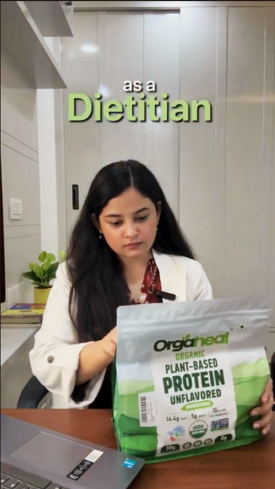 Organic Plant-Based Protein Powder Unflavored