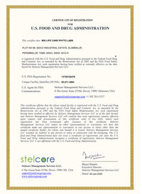 FDA Registered