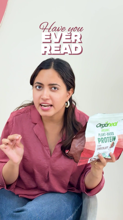 Organic Plant-Based Protein Powder Chocolate