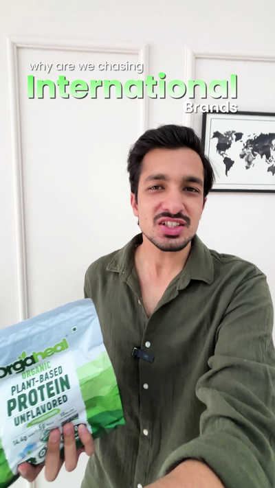Organic Plant-Based Protein Powder Unflavored